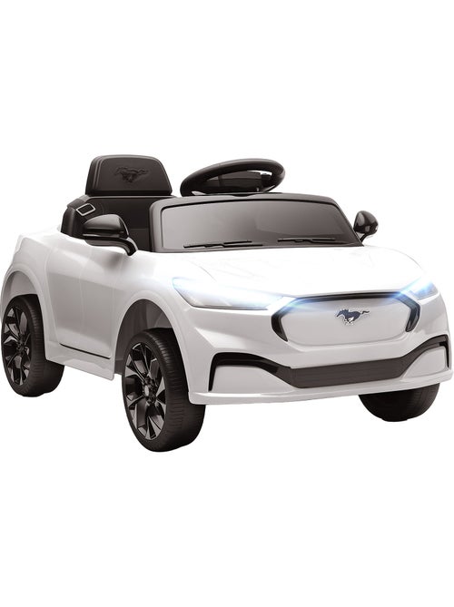 Voiture électrique enfant ford mustang mach-e télécommande blanc - Kiabi