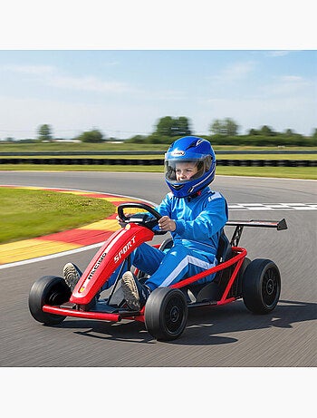 Voiture électrique enfant Formule 1 - 13 Km/h max. - ceinture 2 points