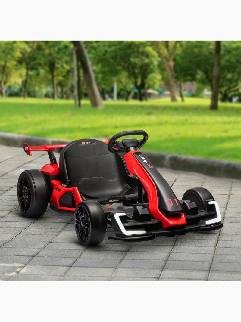 Voiture électrique enfant Formule 1 LED - 12 Km/h max. - mode drift Rouge - Kiabi