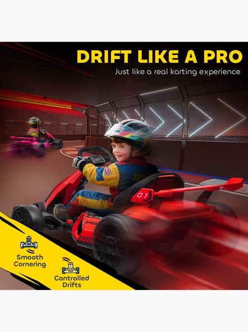 Voiture électrique enfant Formule 1 LED - 12 Km/h max. - mode drift - Kiabi