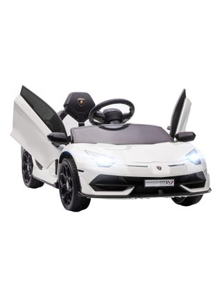 Voiture électrique enfant Lamborghini Aventador roadster SVJ avec télécommande