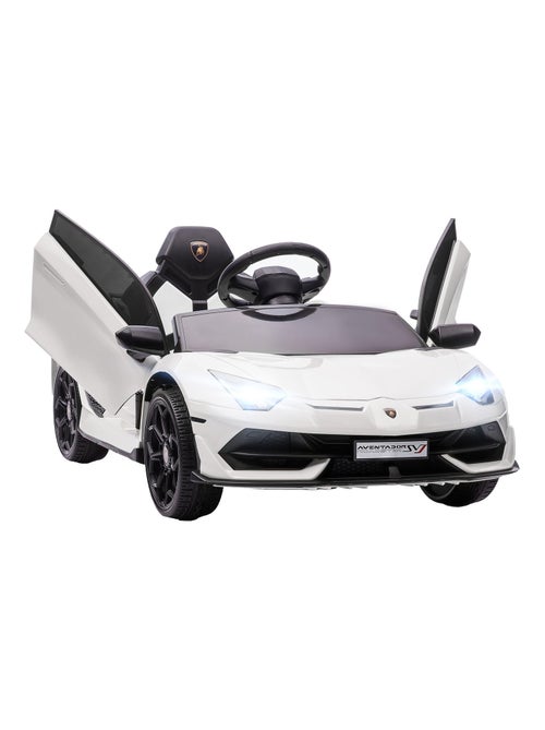 Voiture électrique enfant Lamborghini Aventador roadster SVJ avec télécommande - Kiabi