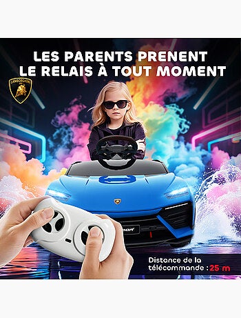 Voiture électrique enfant Lamborghini Lanzador télécommande effets