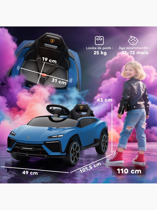 Voiture électrique enfant Lamborghini Lanzador télécommande effets - Kiabi Voiture électrique enfant Lamborghini Lanzador télécommande effets - Kiabi