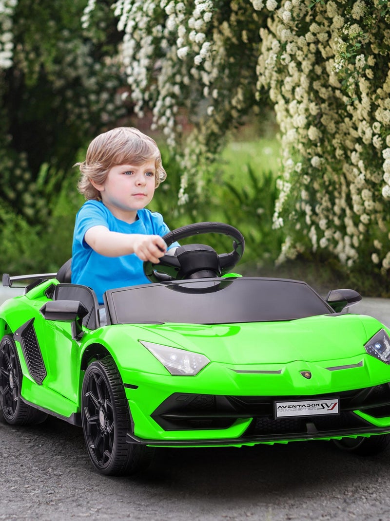 Voiture électrique enfant Lamborghini Vert - Kiabi