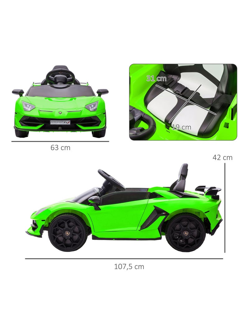 Voiture électrique enfant Lamborghini Vert - Kiabi