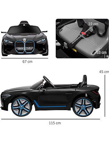 Voiture électrique enfant licence BMW I4 12V 5Km/h max. effets télécommande