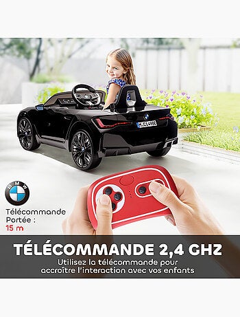Voiture électrique enfant licence BMW I4 12V 5Km/h max. effets télécommande