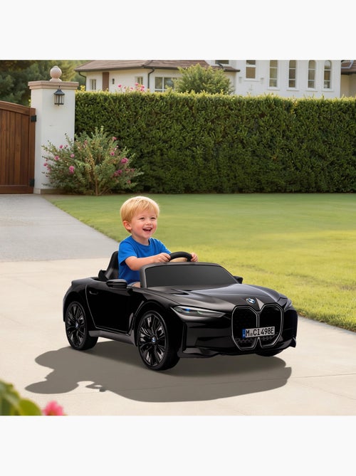 Voiture électrique enfant licence BMW I4 12V 5Km/h max. effets télécommande - Kiabi