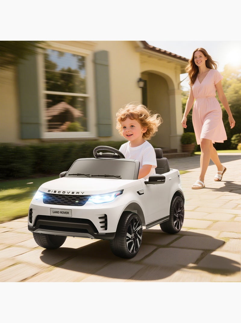 Voiture électrique enfant licence officielle Land Rover Discovery Sport Blanc Blanc - Kiabi