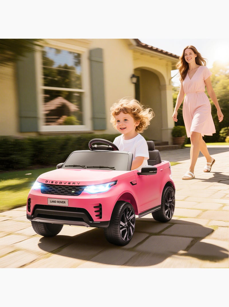 Voiture électrique enfant licence officielle Land Rover Discovery Sport Rose - Kiabi