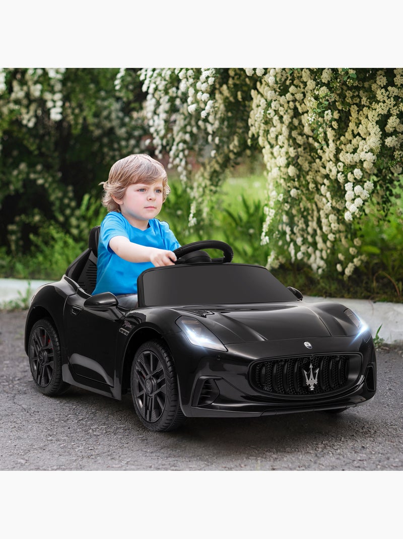 Voiture électrique enfant licence officielle maserati gran turismo folgore avec télécommande Noir - Kiabi