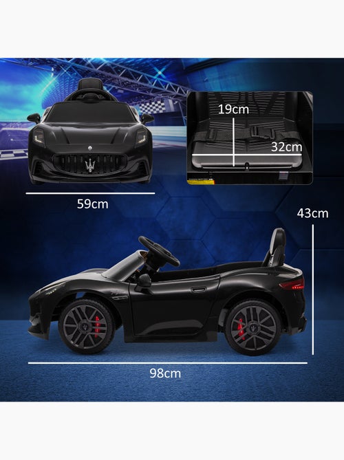 Voiture électrique enfant licence officielle maserati gran turismo folgore avec télécommande - Kiabi Voiture électrique enfant licence officielle maserati gran turismo folgore avec télécommande - Kiabi
