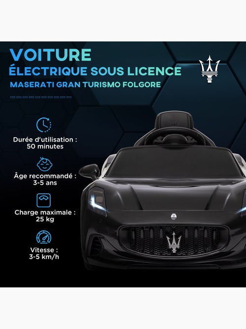 Voiture électrique enfant licence officielle maserati gran turismo folgore avec télécommande - Kiabi Voiture électrique enfant licence officielle maserati gran turismo folgore avec télécommande - Kiabi