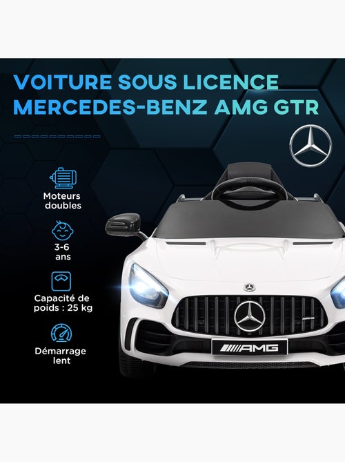 Voiture électrique enfant licence officielle mercedes-benz amg gtr - Kiabi