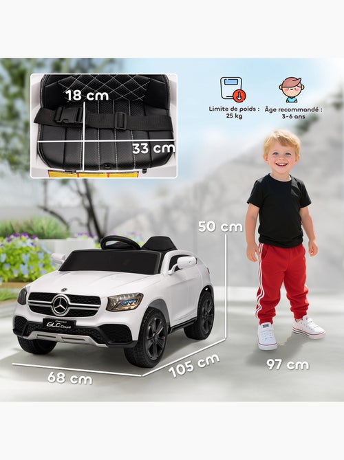 Voiture électrique enfant licence officielle mercedes-benz glc coupé - Kiabi