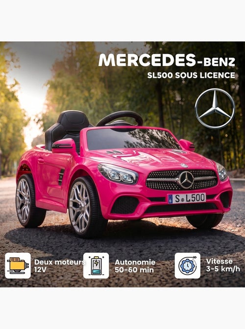 Voiture électrique enfant licence officielle mercedes-benz sl500 - Kiabi