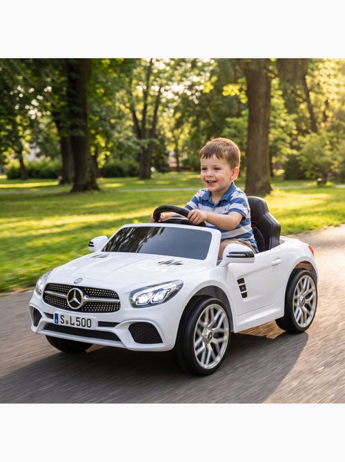 Voiture électrique enfant licence officielle mercedes-benz sl501 - Kiabi