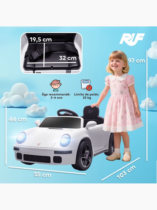 Voiture électrique enfant licence officielle ruf ctr 2017 - Kiabi