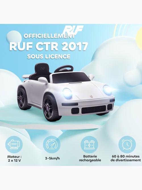 Voiture électrique enfant licence officielle ruf ctr 2017 - Kiabi