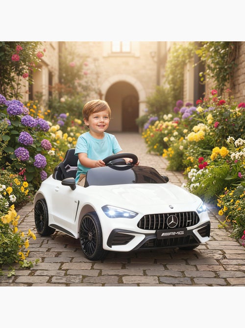 Voiture électrique enfant mercedes amg cle 53 12v 4km/h max. Télécommande - Kiabi