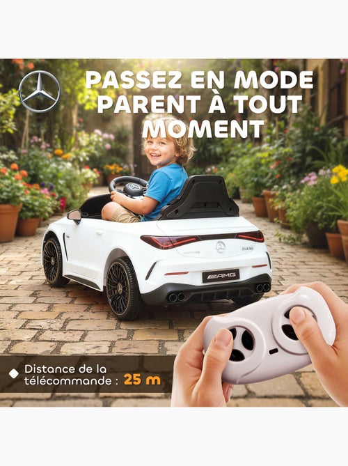 Voiture électrique enfant mercedes amg cle 53 12v 4km/h max. Télécommande - Kiabi