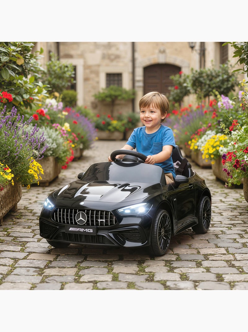 Voiture électrique enfant mercedes amg cle 53 12v 4km/h max. Télécommande Noir - Kiabi