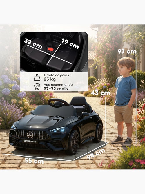 Voiture électrique enfant mercedes amg cle 53 12v 4km/h max. Télécommande - Kiabi