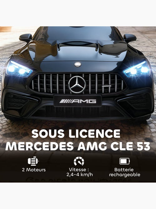 Voiture électrique enfant mercedes amg cle 53 12v 4km/h max. Télécommande - Kiabi