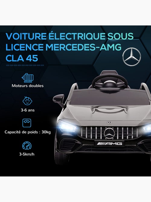Voiture électrique enfant mercedes cla 45s amg - 12v, 2 moteurs, 5km/h max. Avec télécommande - Kiabi Voiture électrique enfant mercedes cla 45s amg - 12v, 2 moteurs, 5km/h max. Avec télécommande - Kiabi