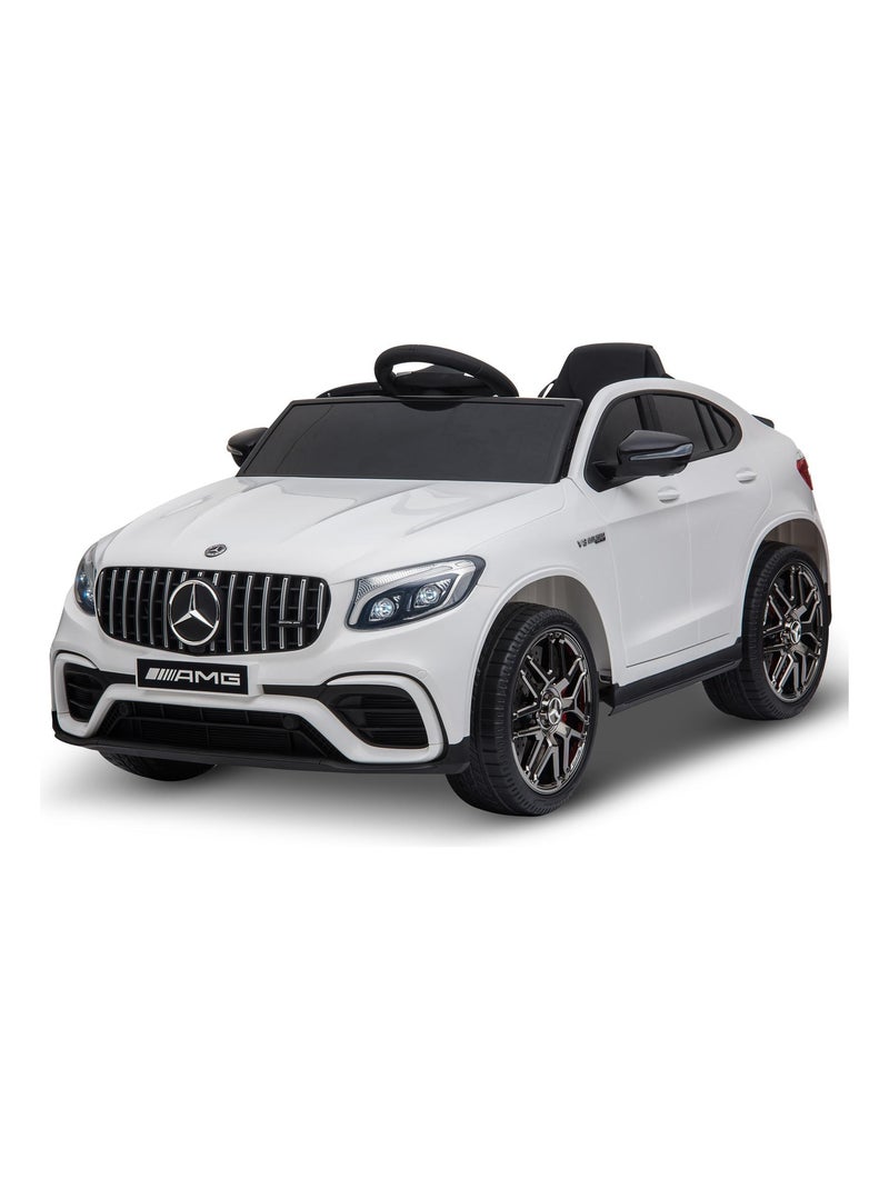 Voiture électrique enfant Mercedes GLC AMG Blanc - Kiabi