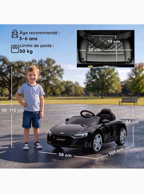 Voiture électrique enfant r8 spyder licence officielle télécommande - Kiabi