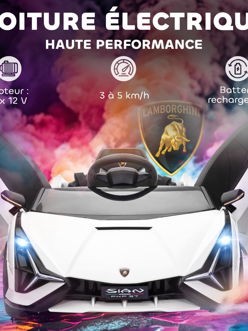 Voiture électrique enfant supercar Blanc Blanc - Kiabi