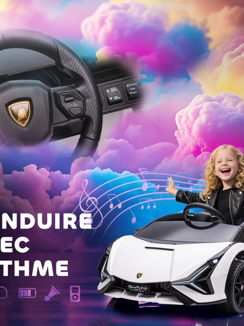 Voiture électrique enfant supercar - Kiabi