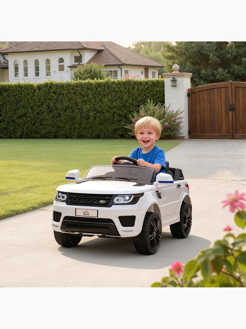 Voiture électrique enfant SUV 4X4 - 12V, 2 moteurs, 5Km/h max. avec télécommande Blanc Blanc - Kiabi