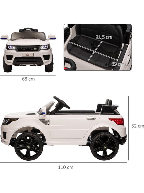Voiture électrique enfant SUV 4X4 - 12V, 2 moteurs, 5Km/h max. avec télécommande - Kiabi