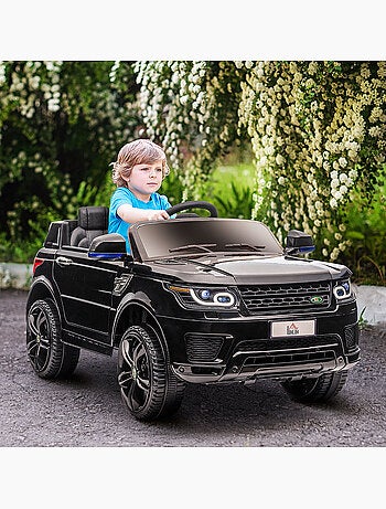 Voiture électrique enfant SUV 4X4 - 12V, 2 moteurs, 5Km/h max. avec télécommande