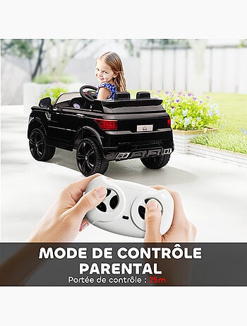 Voiture électrique enfant SUV 4X4 - 12V, 2 moteurs, 5Km/h max. avec télécommande