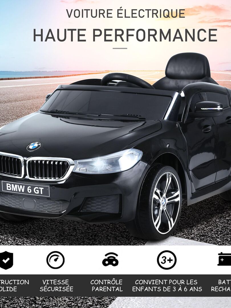 Voiture électrique enfants BMW i8 6 GT - Noir - Kiabi - 154.90€
