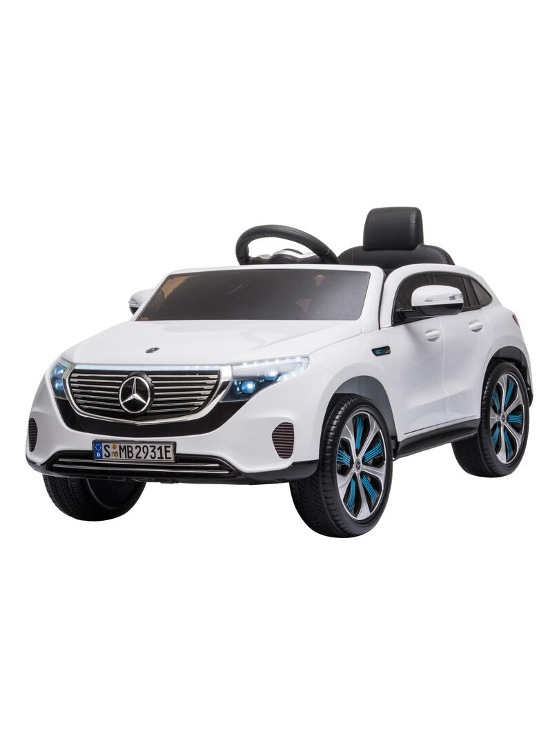 Voiture électrique enfants Mercedes EQC 400 4matic avec télécommande -  Blanc - Kiabi - 159.90€