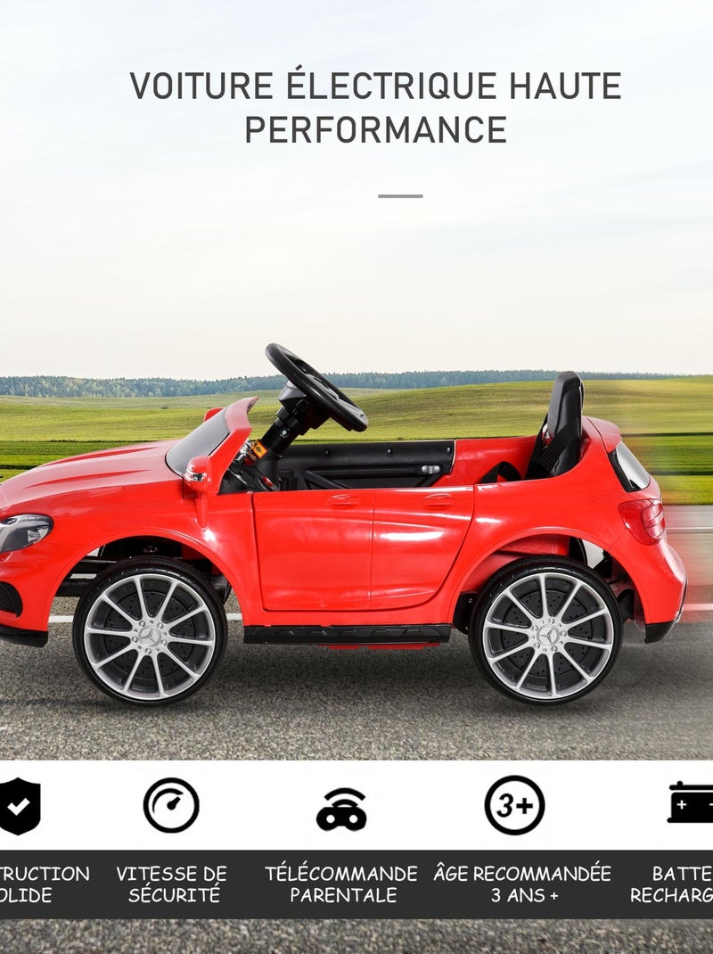 Voiture électrique enfants Mercedes GLA AMG Rouge - Kiabi