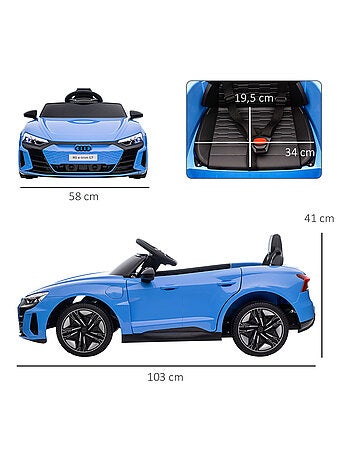 Voiture électrique enfant Audi RS e-tron GT avec télécommande