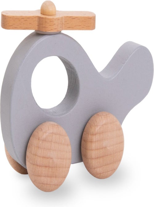 Voiture Enfant bois, - Jouet en bois voitures, hélicoptère, bateau, Ambulance, Camion Pompier - Kiabi