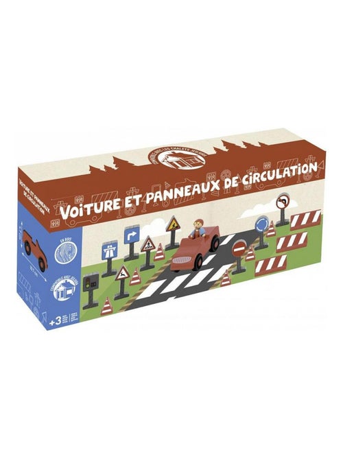 Voiture et panneaux de circulation - Kiabi