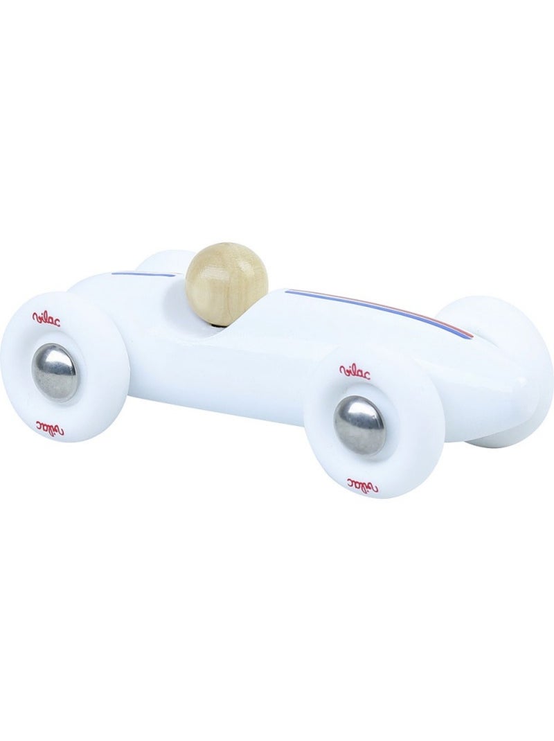 Voiture Grand Prix vintage PM Blanc - Kiabi
