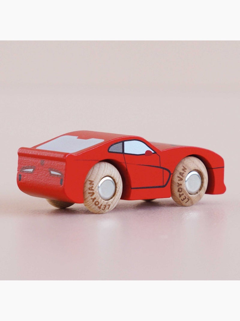 Voiture jasper no 18 Rouge - Kiabi