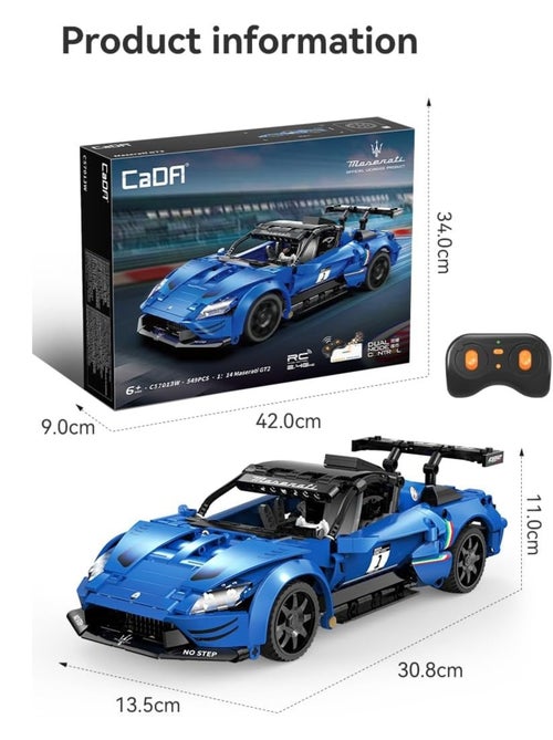 Voiture maserati gt2 549 pièces - Kiabi