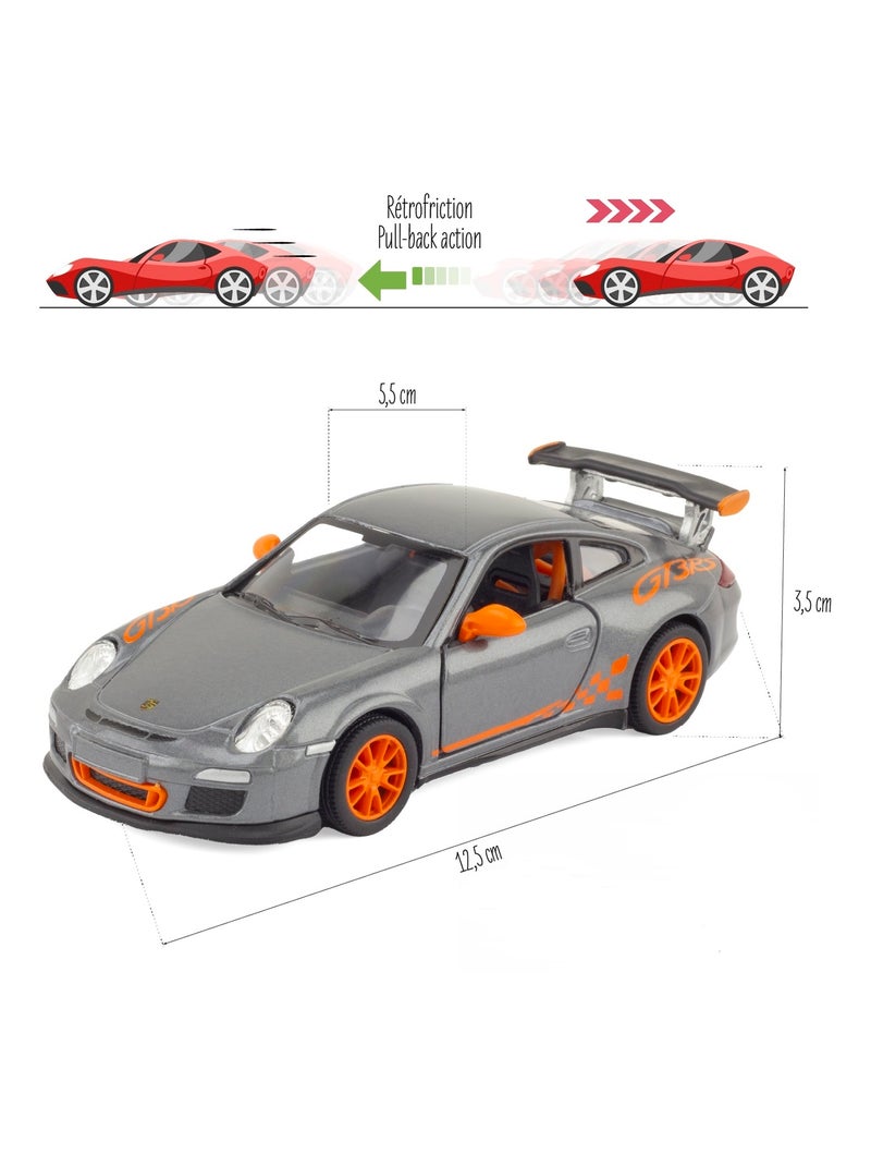Voiture miniature Porsche 911 GT3 RS Gris - Kiabi