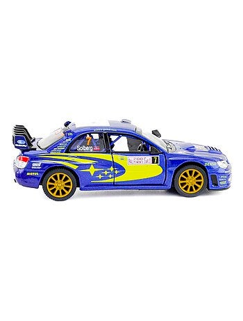 Voiture miniature Subaru bleue
