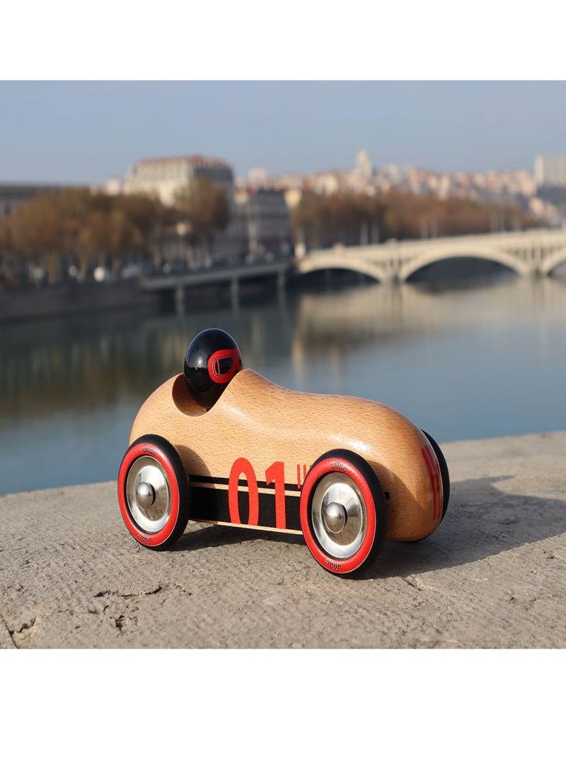 Voiture Old sport Compet’ bois naturel Marron - Kiabi